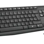 combo teclado y mouse inalambrico logitech mk235 usb negro resistente a salpicaduras