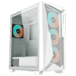 case gigabyte c301 glass white argb vidrio templado