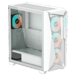 case gigabyte c301 glass white argb vidrio templado
