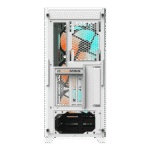 case gigabyte c301 glass white argb vidrio templado