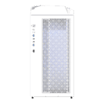 case gigabyte c301 glass white argb vidrio templado