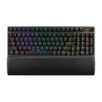 teclado gamer mecanico inalambrico asus rog strix scope ii 96 wireless pbt negro