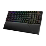 teclado gamer mecanico inalambrico asus rog strix scope ii 96 wireless pbt negro