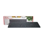 teclado inalambrico recargable quasad qk slimpro ultra delgado negro
