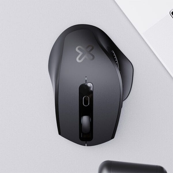 mouse inalambrico ergonomico klip xtreme kmw 760 recargable 6 botones