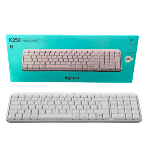 teclado inalambrico logitech k250 compact bluetooth blanco