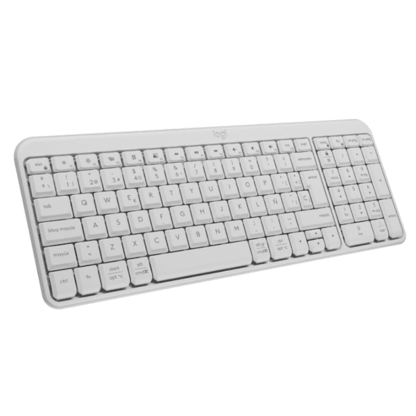 teclado inalambrico logitech k250 compact bluetooth blanco