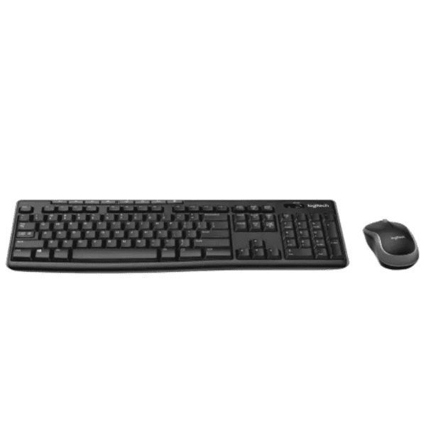 combo teclado y mouse inalambrico logitech mk270 usb plug and play negro