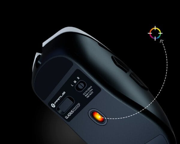mouse gamer inalambrico primus gladius dm10 pmo w203 dual 10000dpi rgb