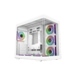 case cooler master elite 600 white argb vidrio templado