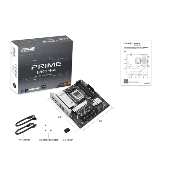 mainboard asus prime b840m a ddr5 micro atx am5