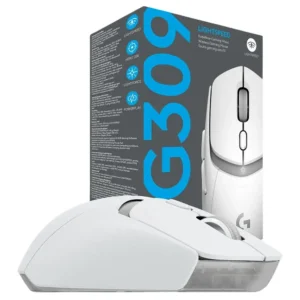 mouse gamer inalambrico logitech g309 lightspeed blanco sensor hero 25k