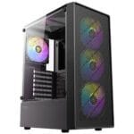 case antec ax26 elite rgb vidrio templado
