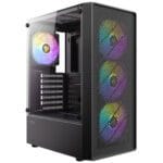 case antec ax26 elite rgb vidrio templado