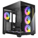 case antec c5 black argb vidrio templado