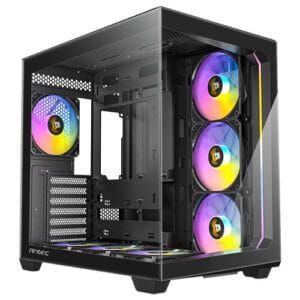 case antec c5 black argb vidrio templado