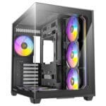 case antec c5 black argb vidrio templado