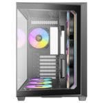 case antec c5 black argb vidrio templado