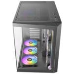case antec c5 black argb vidrio templado