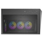 case antec c5 black argb vidrio templado