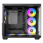 case antec c5 black argb vidrio templado