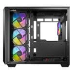 case antec c5 black argb vidrio templado
