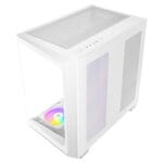 case antec c5 white argb vidrio templado