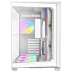 case antec c5 white argb vidrio templado