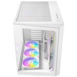 case antec c5 white argb vidrio templado