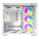 case antec c5 white argb vidrio templado