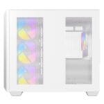 case antec c5 white argb vidrio templado