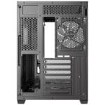case antec cx mirror black argb vidrio templado