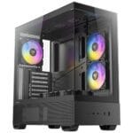 case antec cx705 argb black vidrio templado