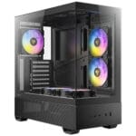 case antec cx705 argb black vidrio templado