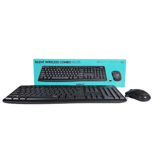 combo teclado y mouse inalambrico logitech mk295 silent touch usb negro