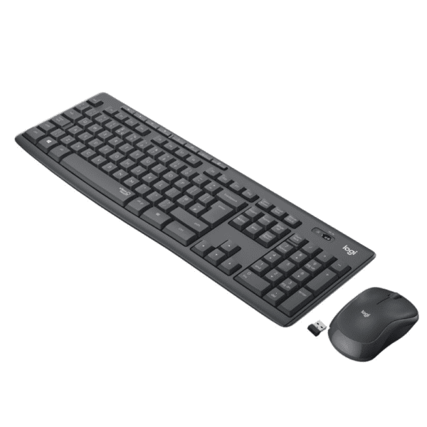 combo teclado y mouse inalambrico logitech mk295 silent touch usb negro