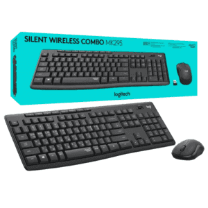 combo teclado y mouse inalambrico logitech mk295 silent touch usb negro