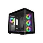 case cooler master elite 600 black argb vidrio templado