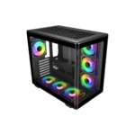 case cooler master elite 600 black argb vidrio templado