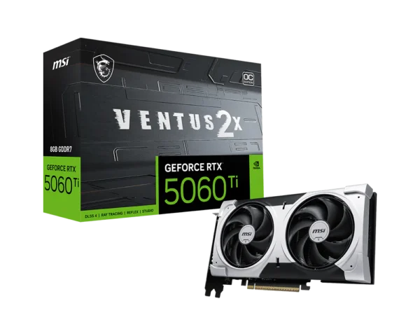 tarjeta grÁfica msi geforce rtx 5060 ti ventus 2x oc plus 8gb gddr7