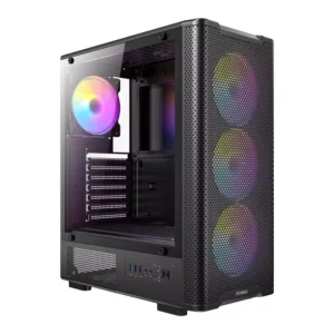 Case Antec VX310 ARGB Vidrio templado 4 ventiladores