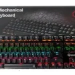 TECLADO QUASAD QKM-G80 MECÁNICO ALÁMBRICO FULL SIZE USB GAMING NEGRO