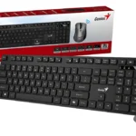 COMBO TECLADO Y MOUSE GENIUS KM-8216S INALÁMBRICO AI COPILOT SILENCIOSO NEGRO SP