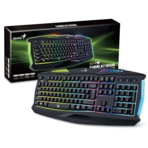 TECLADO GENIUS SCORPION K-220 ALÁMBRICO USB GAMING NEGRO SP