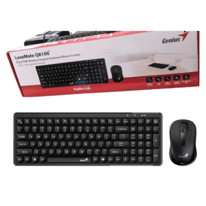 COMBO TECLADO Y MOUSE GENIUS LUXEMATE Q8100 INALÁMBRICO NEGRO SP