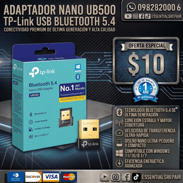 adaptador bluetooth tp link 5
