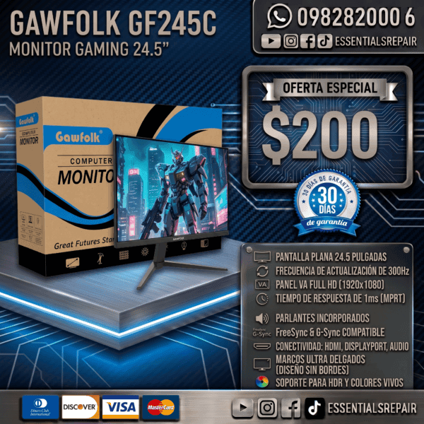 monitor gawfolk gf245c