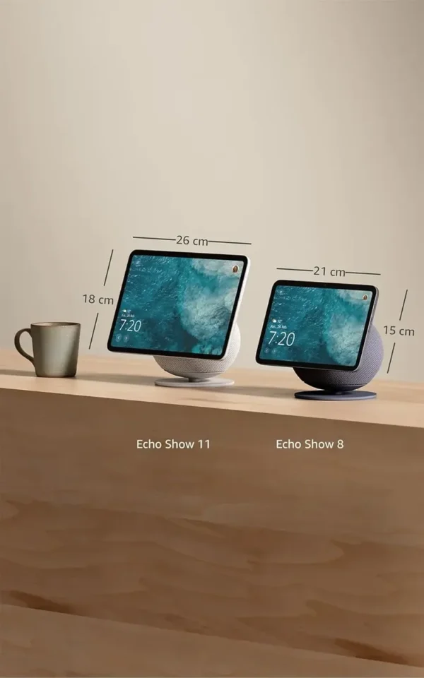 pantalla inteligente amazon echo show 11 (3ra gen) tÁctil 11 cÁmara 13mp graphite 6