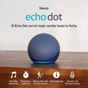 parlante inteligente amazon echo dot 5ta generaciÓn con alexa azul 1