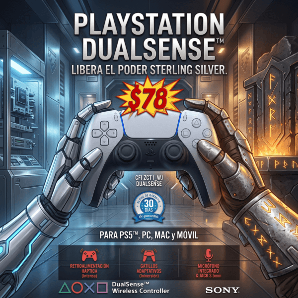 ps5 dualsense sterling silver